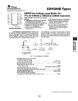 DataSheet CD4504B pdf